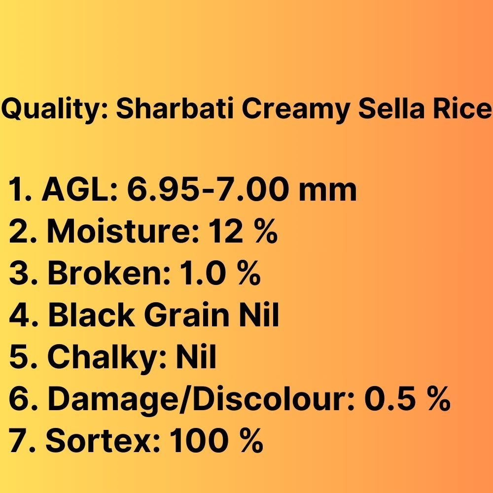 Sharbati Creamy Sella Rice