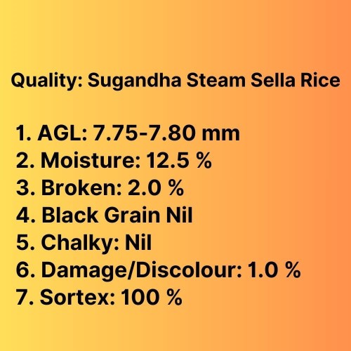 Sugandha Steam Rice