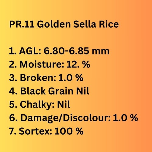 PR11 Golden Sella Rice