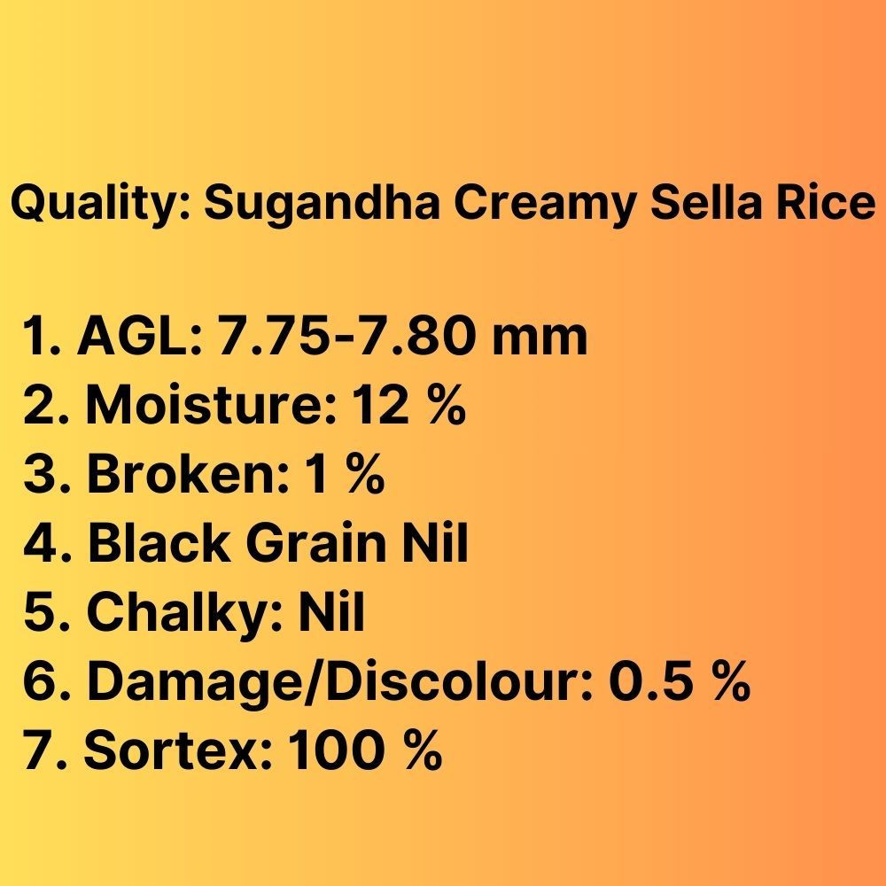 Sugandha Creamy Sella Rice