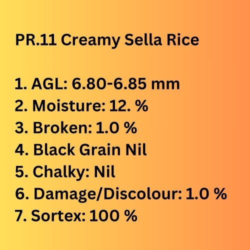 PR11 Creamy Sella Rice