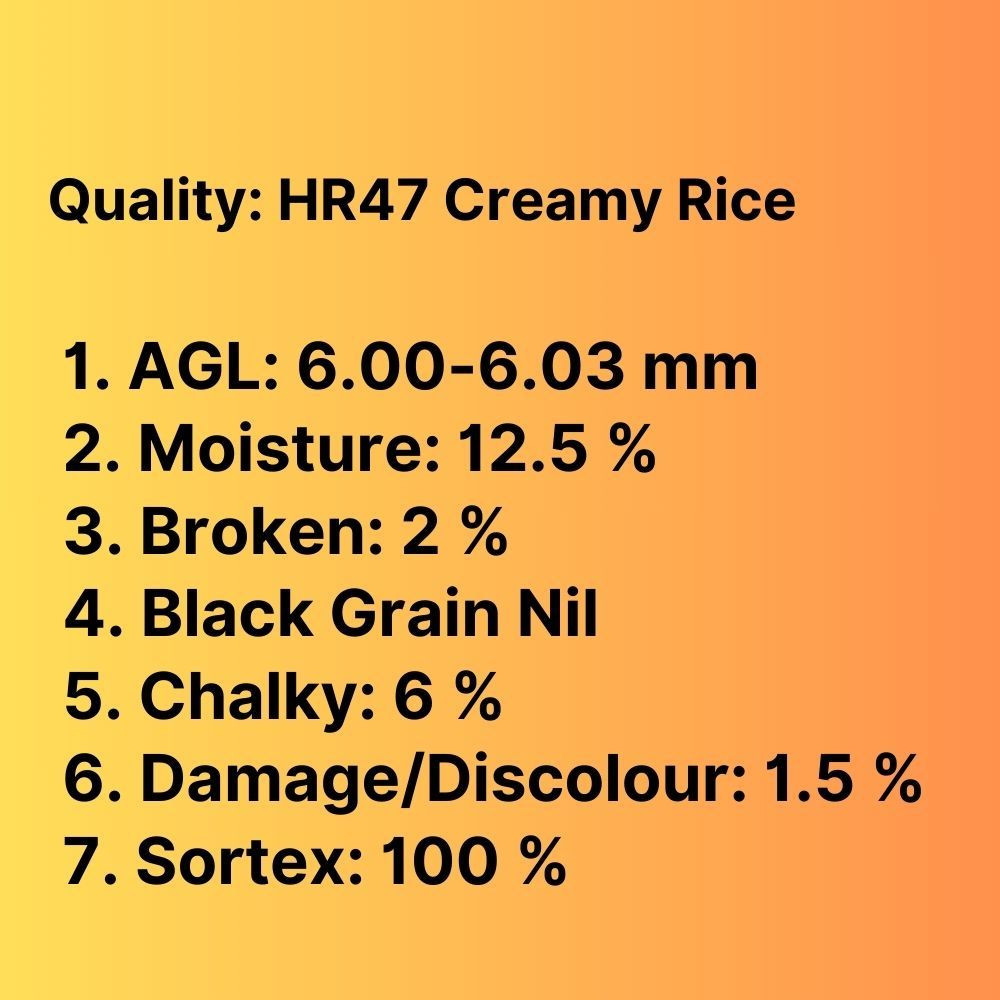 HR47 Creamy Rice
