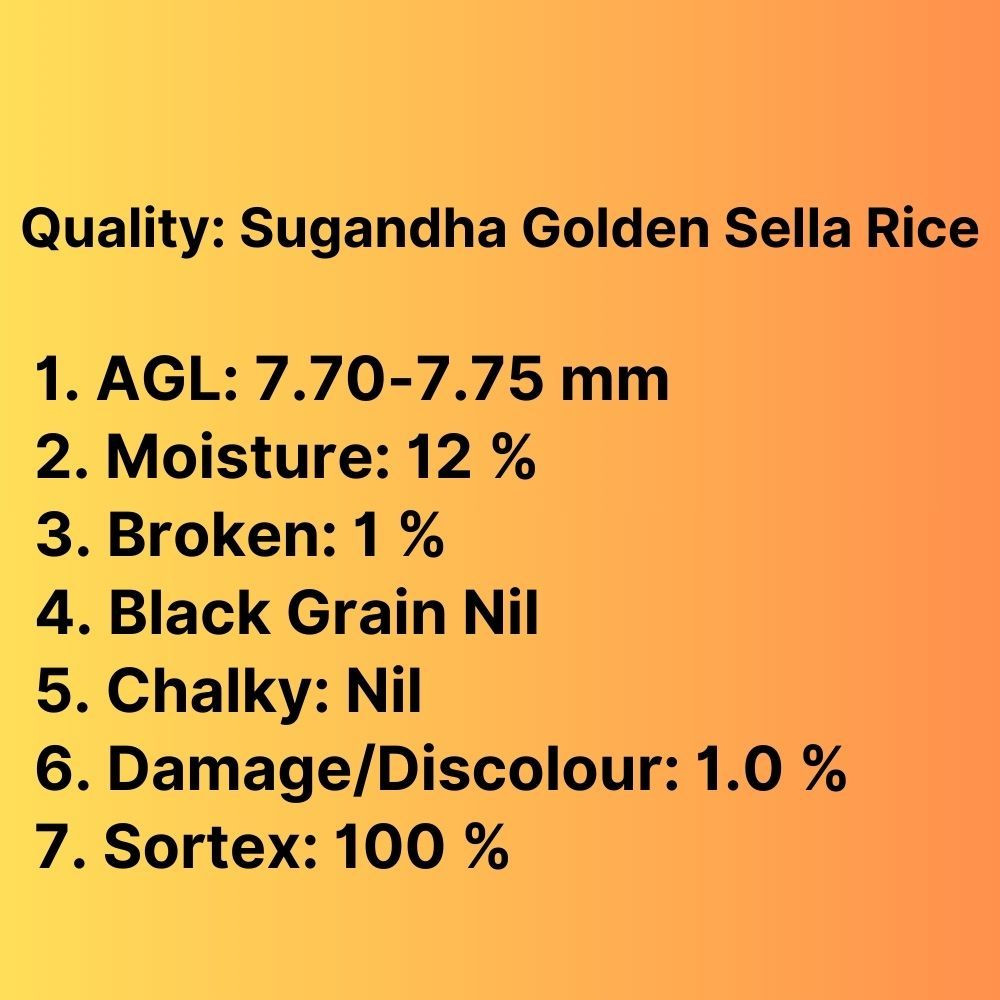 Sugandha Golden Sella Rice