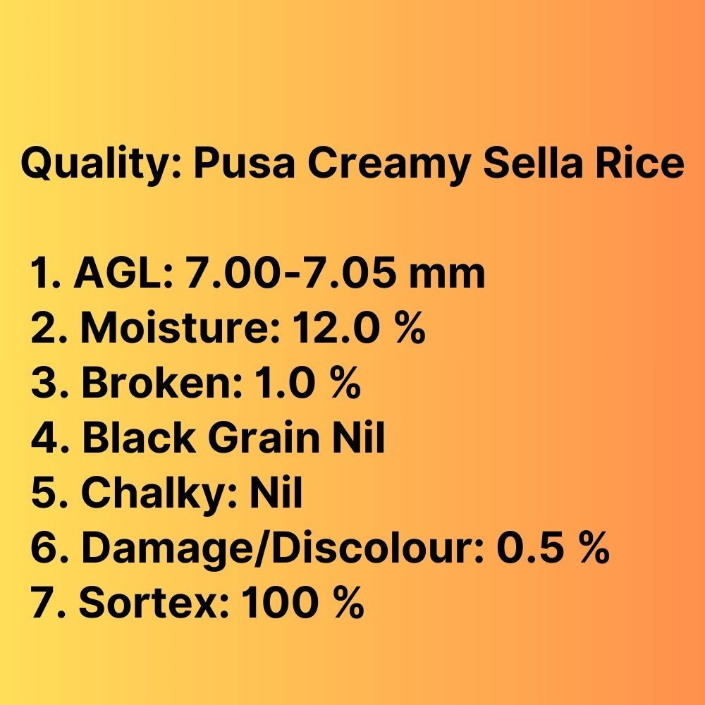 Pusa Golden Sella Basmati Rice